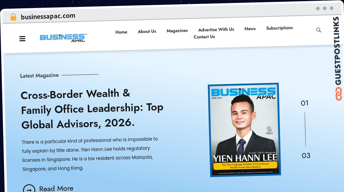 Publish Guest Post on businessapac.com