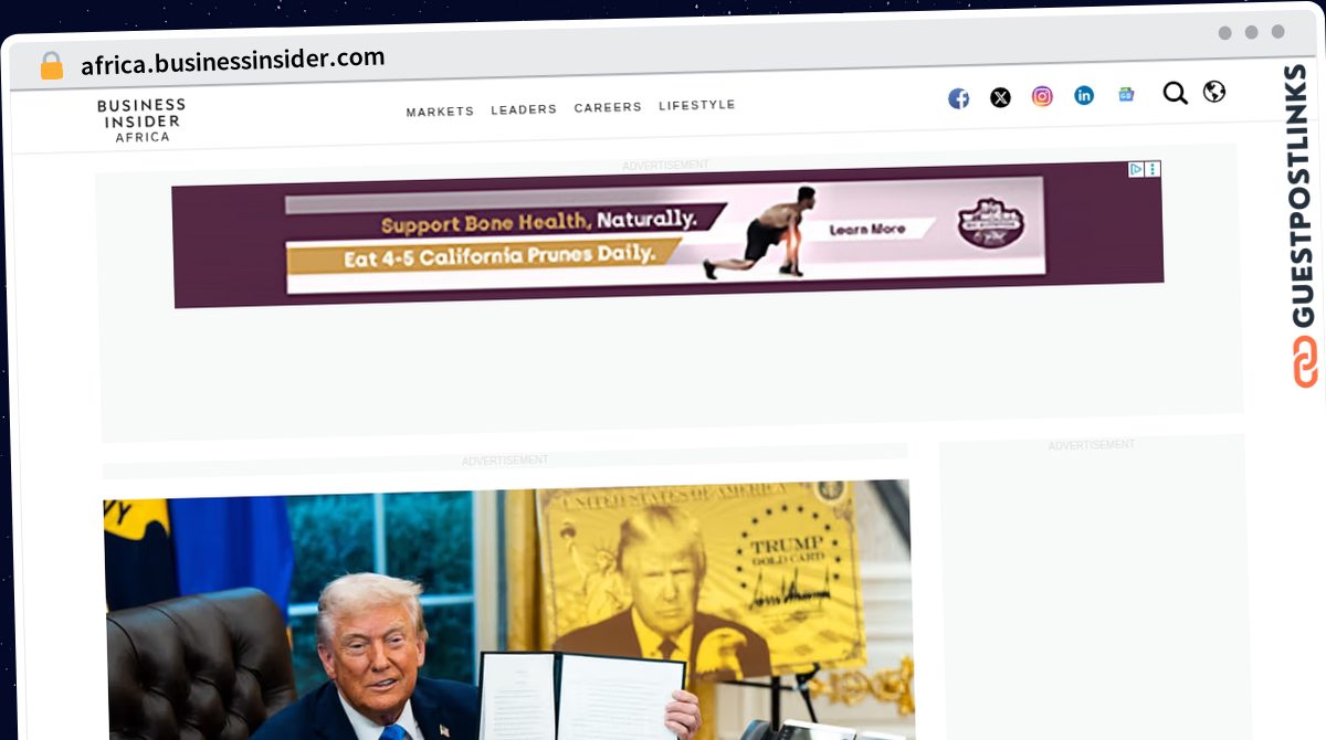 Publish Guest Post on africa.businessinsider.com