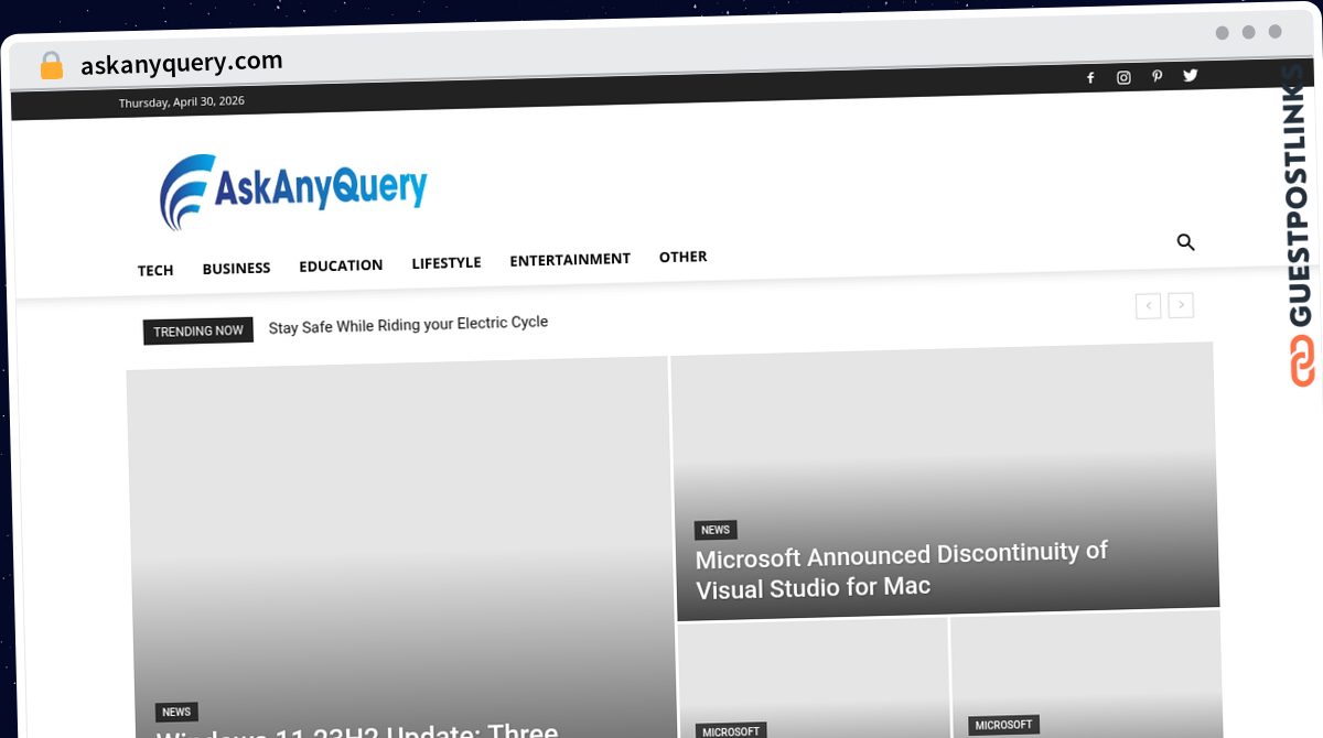 Publish Guest Post on askanyquery.com