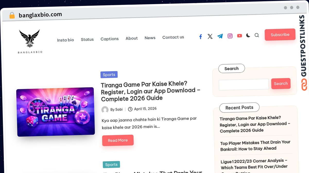 Publish Guest Post on banglaxbio.com
