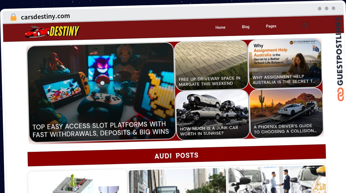 Publish Guest Post on carsdestiny.com