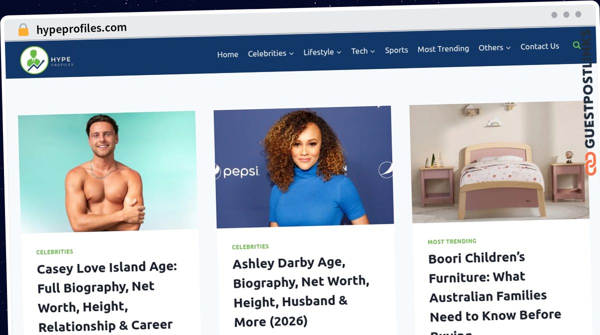 Publish Guest Post on hypeprofiles.com