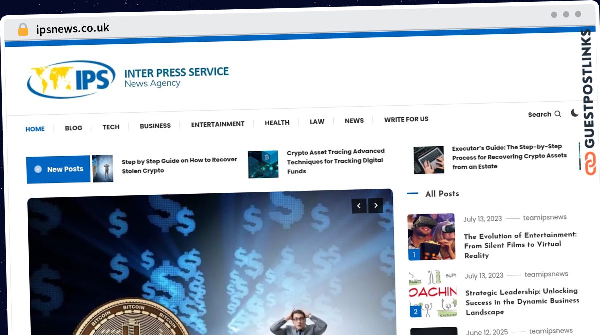 Publish Guest Post on ipsnews.co.uk
