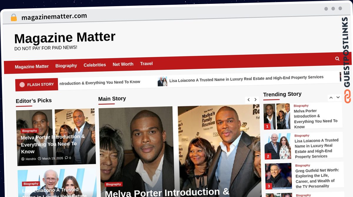 Publish Guest Post on magazinematter.com