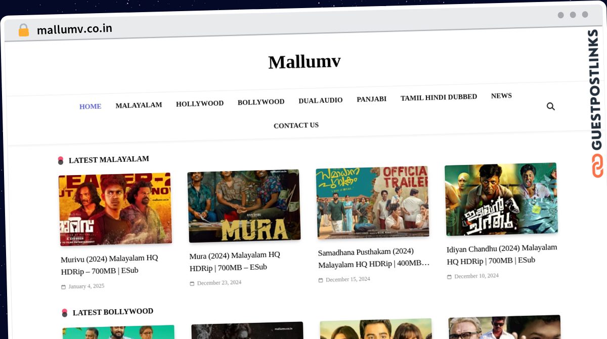 Publish Guest Post on mallumv.co.in