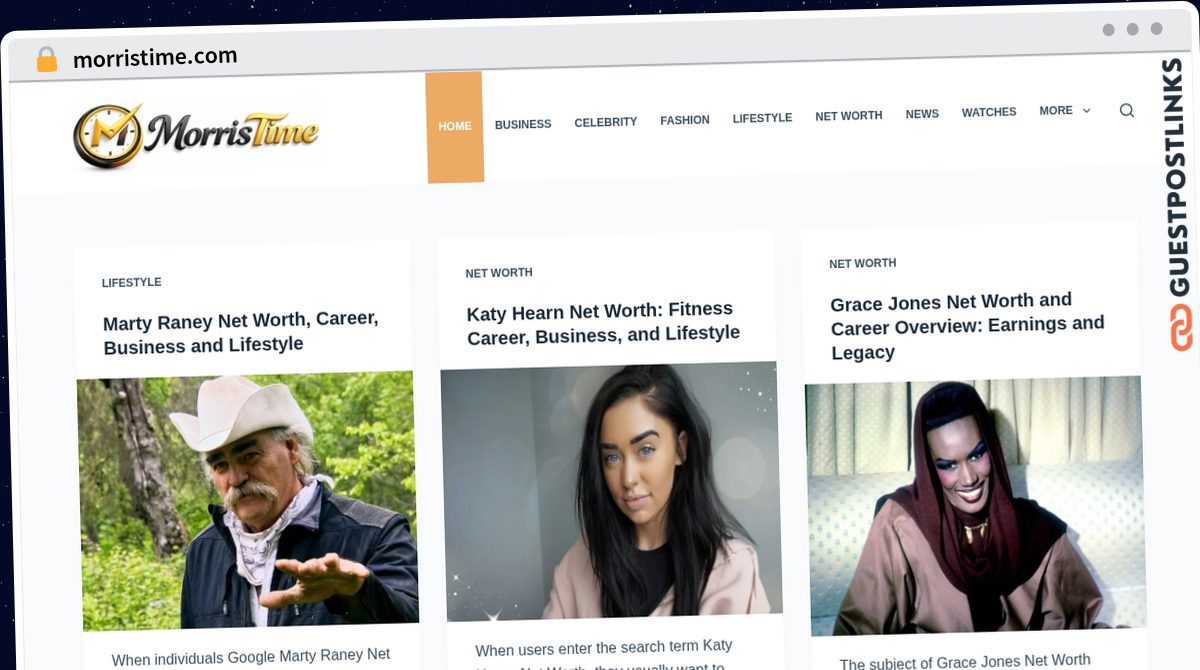 Publish Guest Post on morristime.com