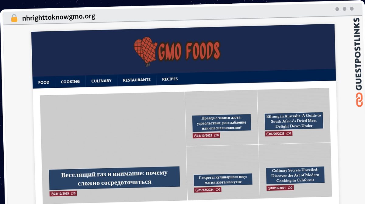 Publish Guest Post on nhrighttoknowgmo.org