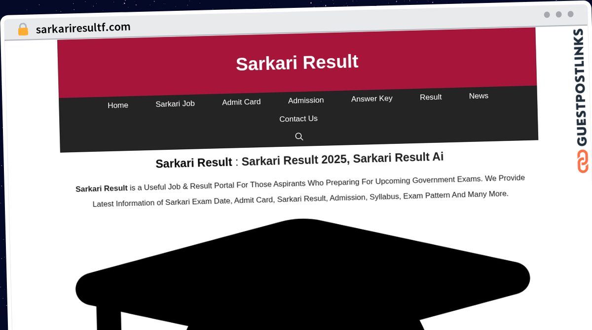 Publish Guest Post on sarkariresultf.com