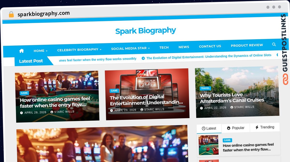 Publish Guest Post on sparkbiography.com