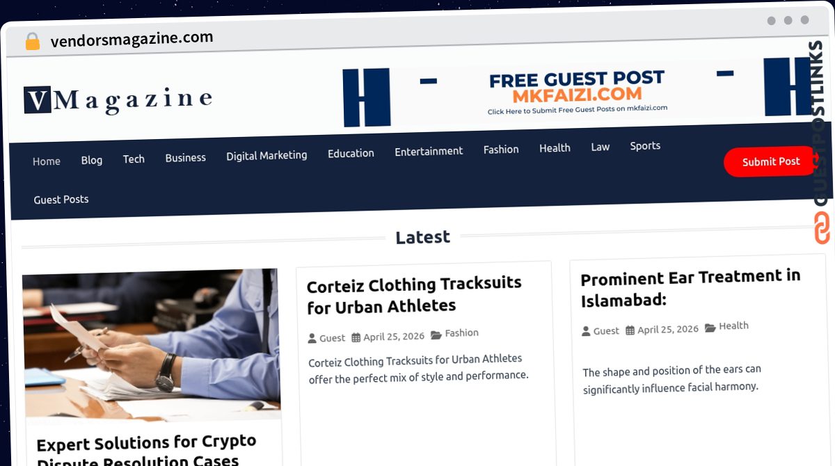 Publish Guest Post on vendorsmagazine.com