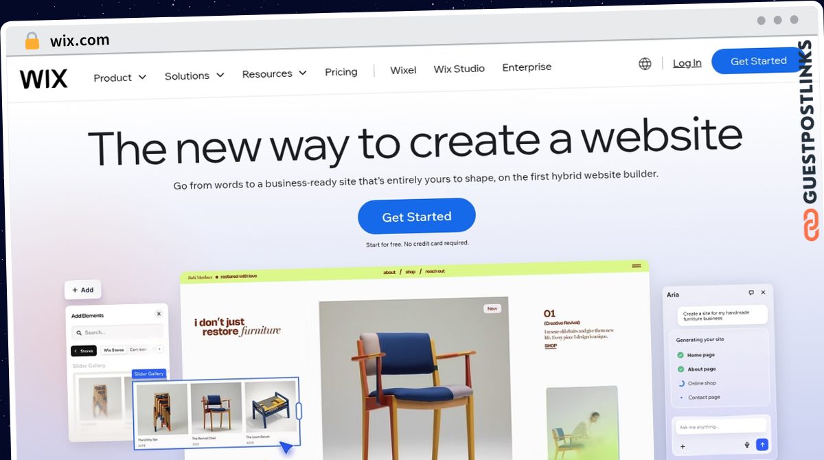 Publish Guest Post on wix.com