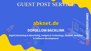 Buy Guest Post on abknet.de
