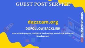 Buy Guest Post on dazzcam.org