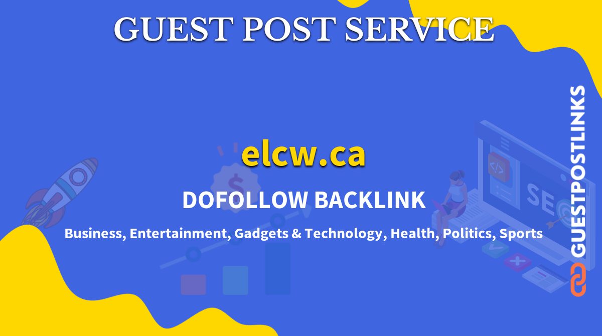 Buy Guest Post on elcw.ca