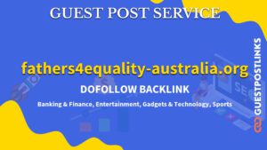 Buy Guest Post on fathers4equality-australia.org