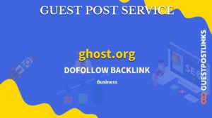 Buy Guest Post on ghost.org