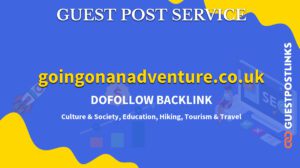 Buy Guest Post on goingonanadventure.co.uk
