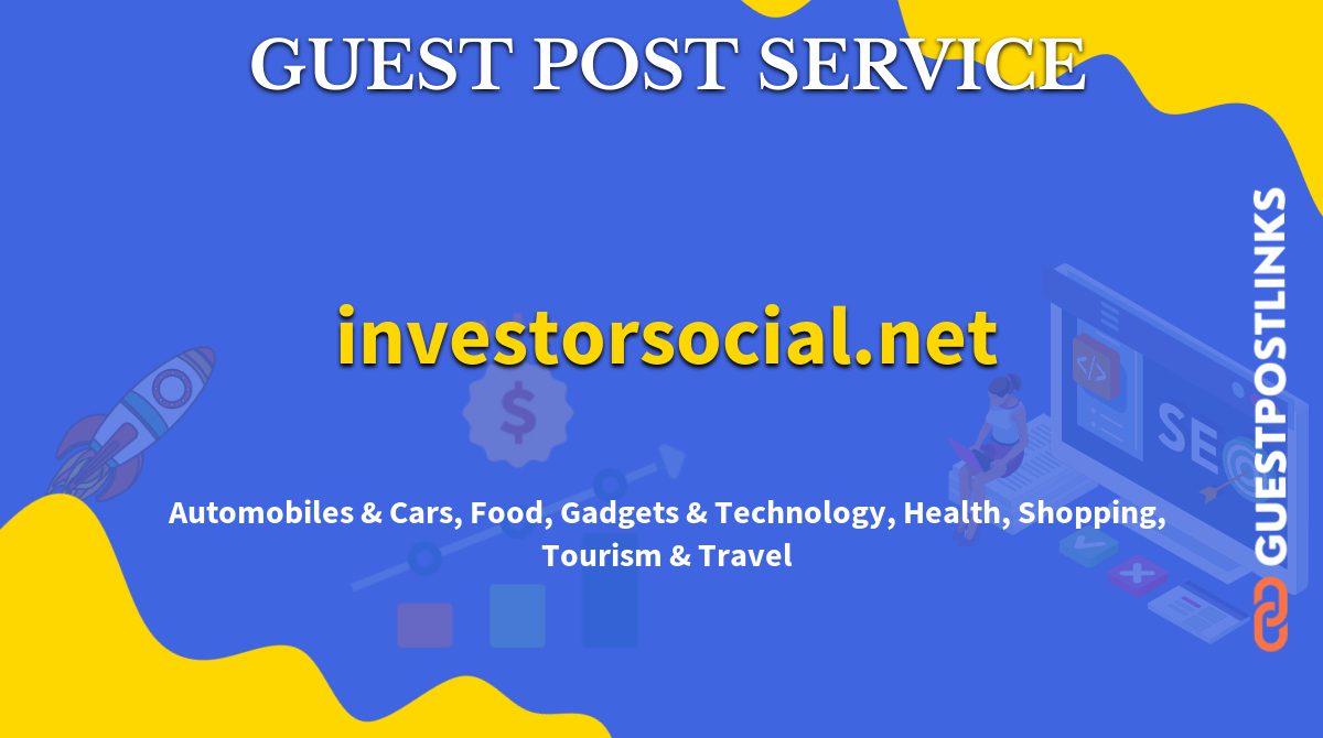 Buy Guest Post on investorsocial.net