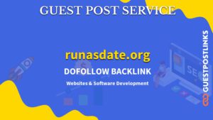 Buy Guest Post on runasdate.org