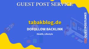 Buy Guest Post on tabakblog.de