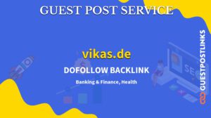 Buy Guest Post on vikas.de
