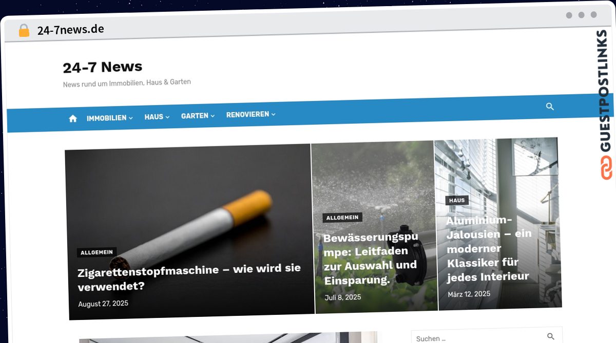 Publish Guest Post on 24-7news.de