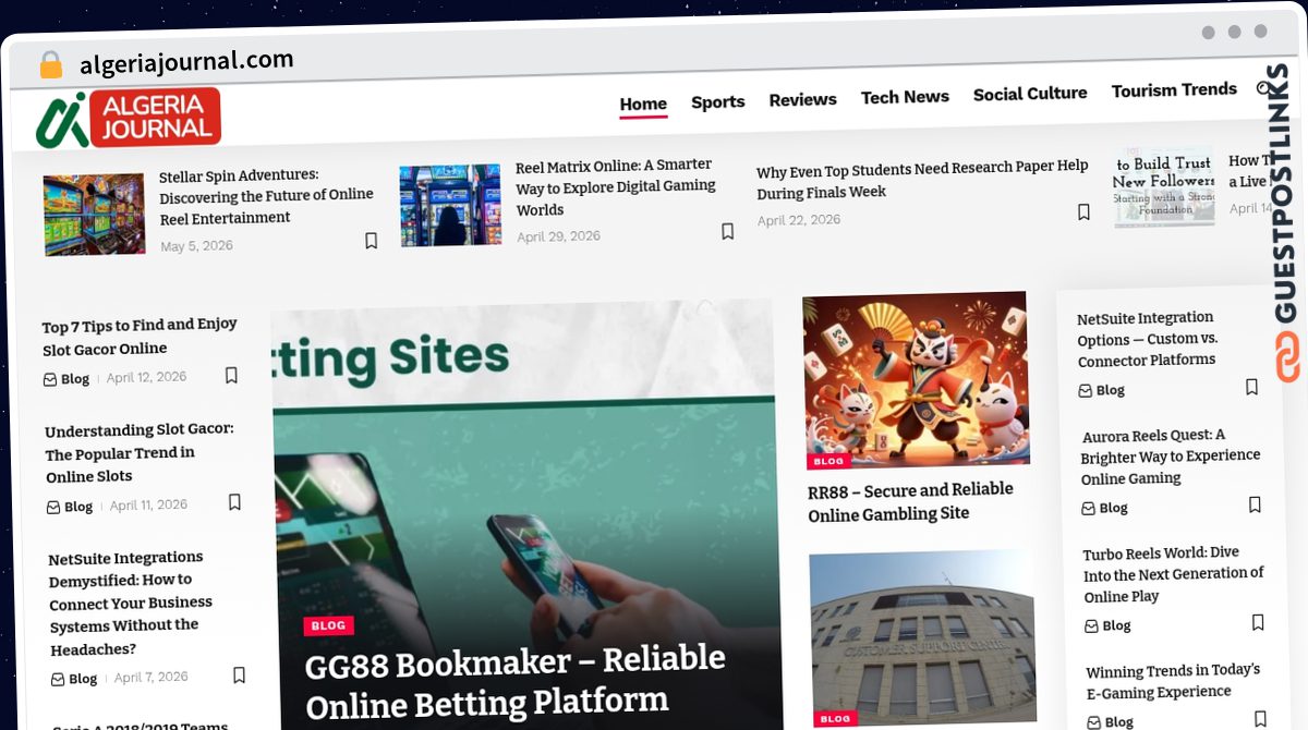 Publish Guest Post on algeriajournal.com