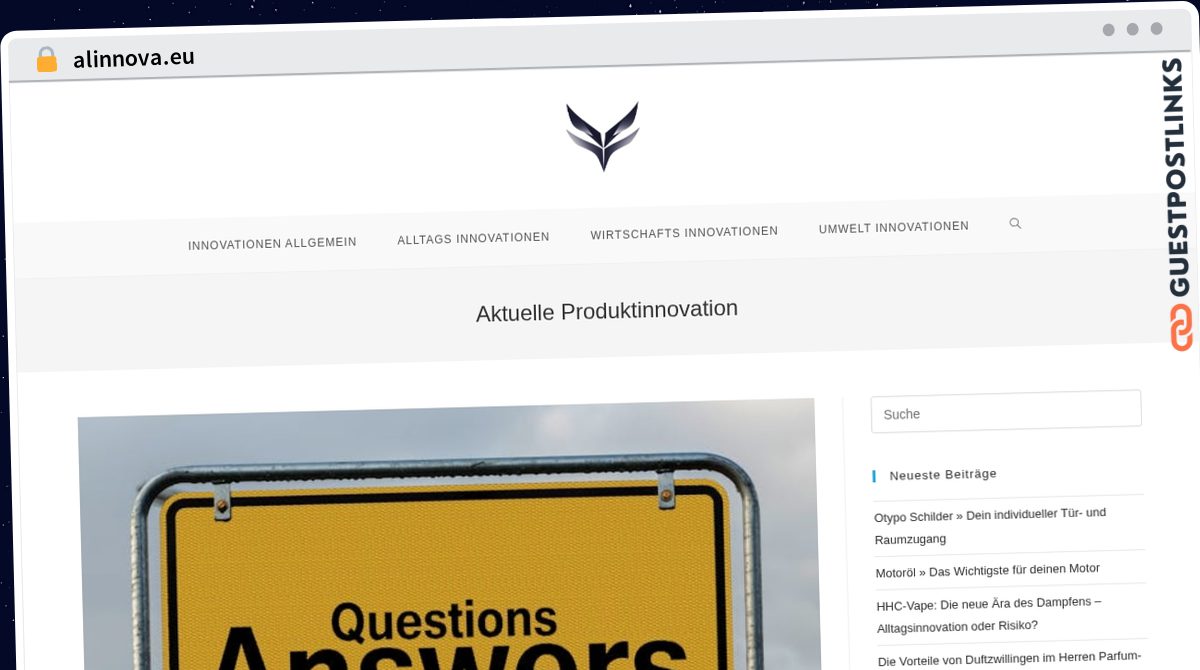 Publish Guest Post on alinnova.eu
