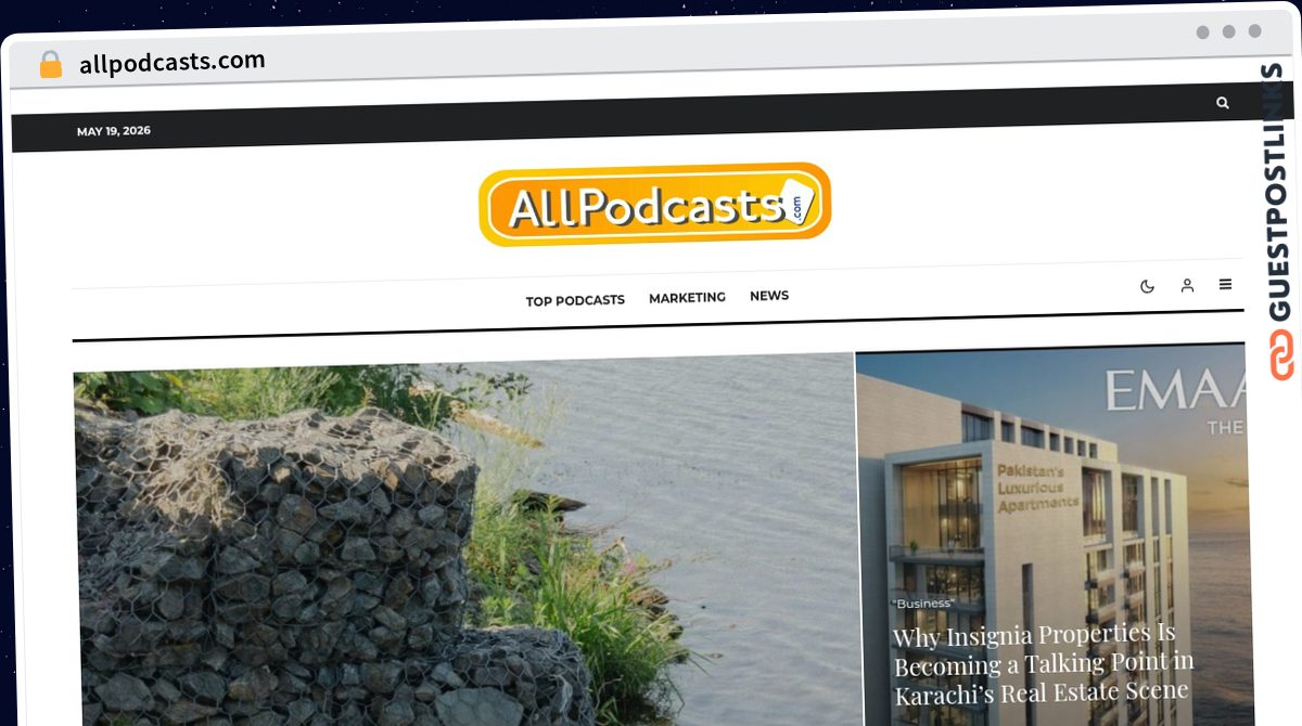 Publish Guest Post on allpodcasts.com