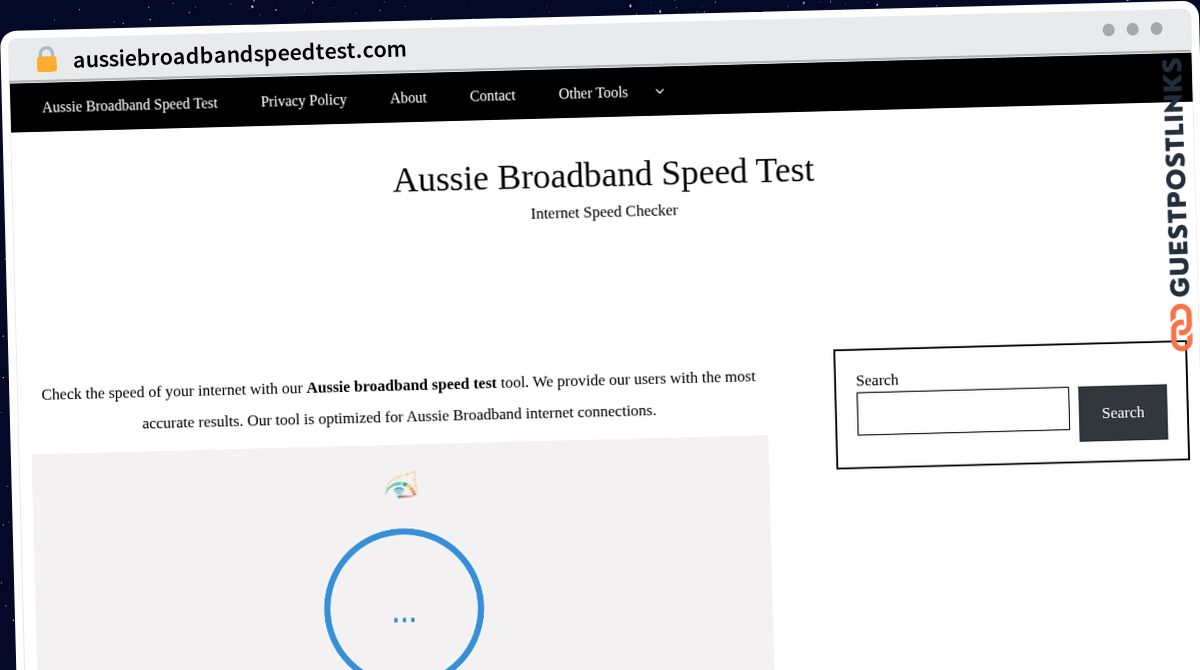 Publish Guest Post on aussiebroadbandspeedtest.com