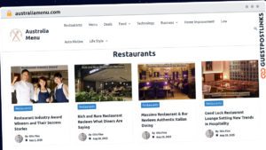 Publish Guest Post on australiamenu.com