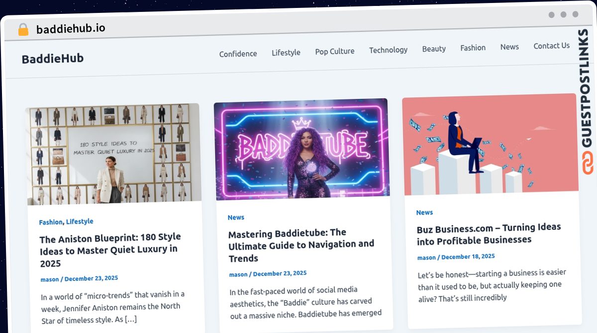 Publish Guest Post on baddiehub.io