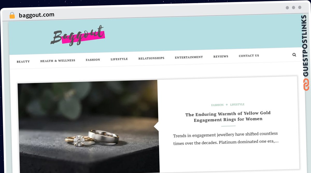 Publish Guest Post on baggout.com