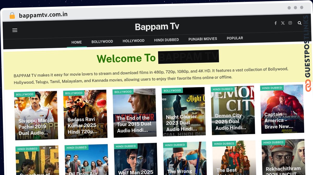 Publish Guest Post on bappamtv.com.in