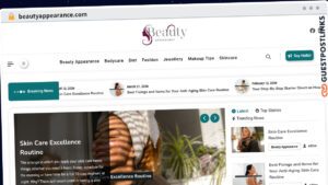 Publish Guest Post on beautyappearance.com