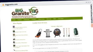 Publish Guest Post on biggranite.com