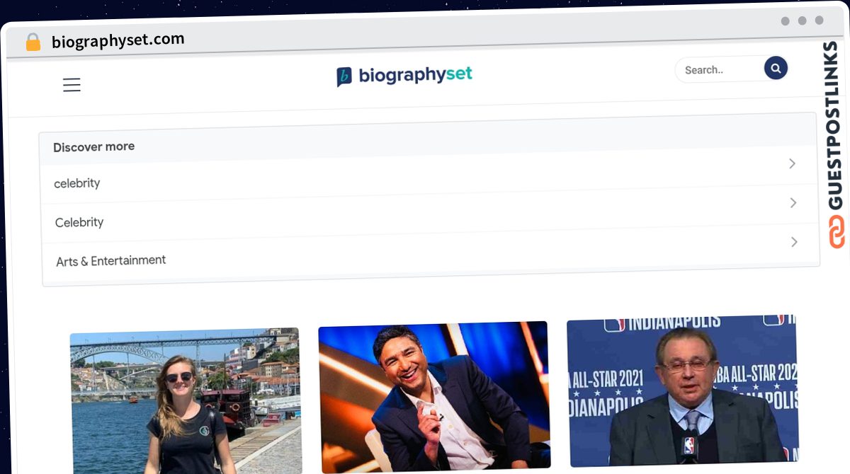 Publish Guest Post on biographyset.com