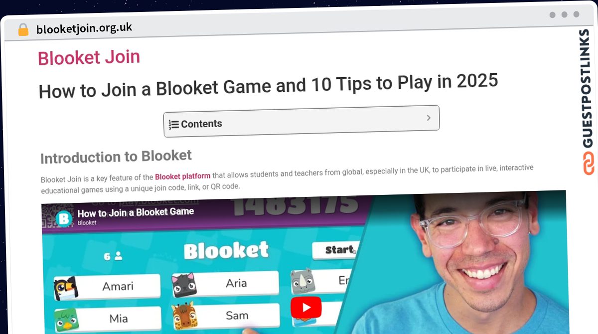 Publish Guest Post on blooketjoin.org.uk