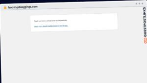Publish Guest Post on boostupbloggings.com