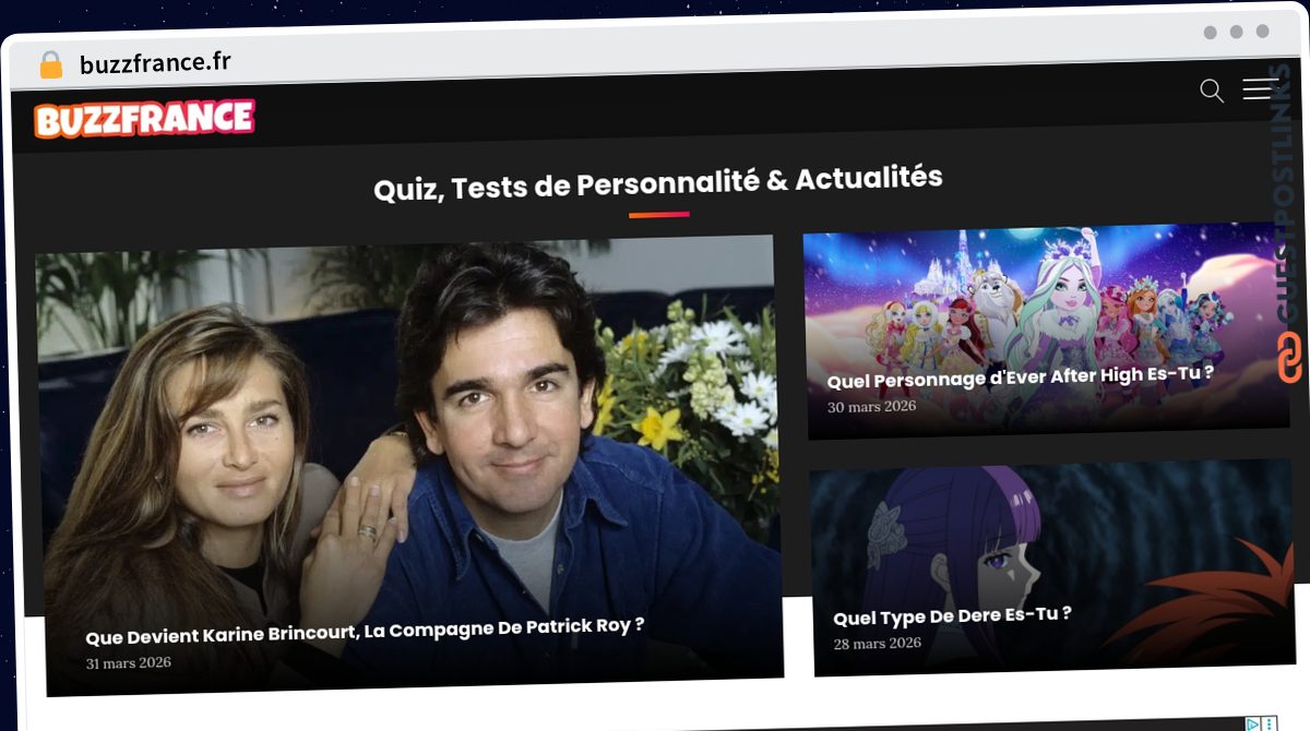 Publish Guest Post on buzzfrance.fr