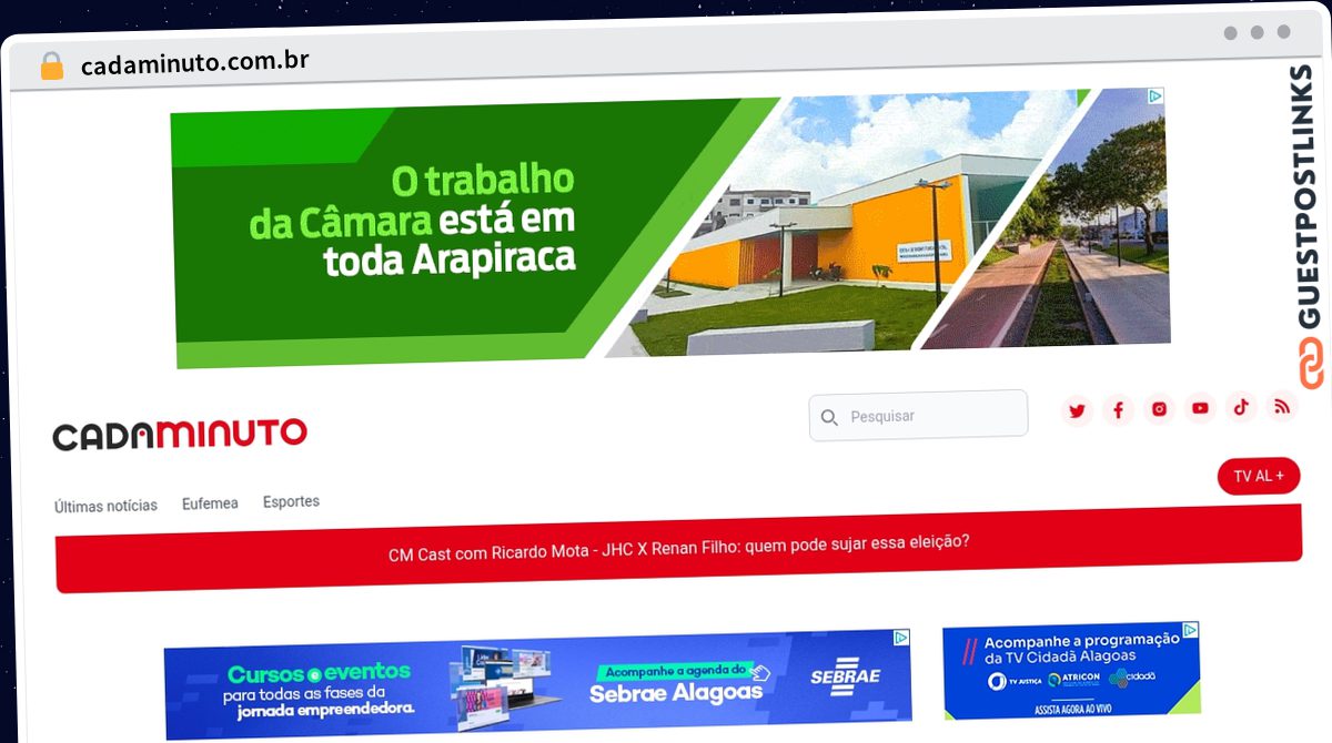 Publish Guest Post on cadaminuto.com.br
