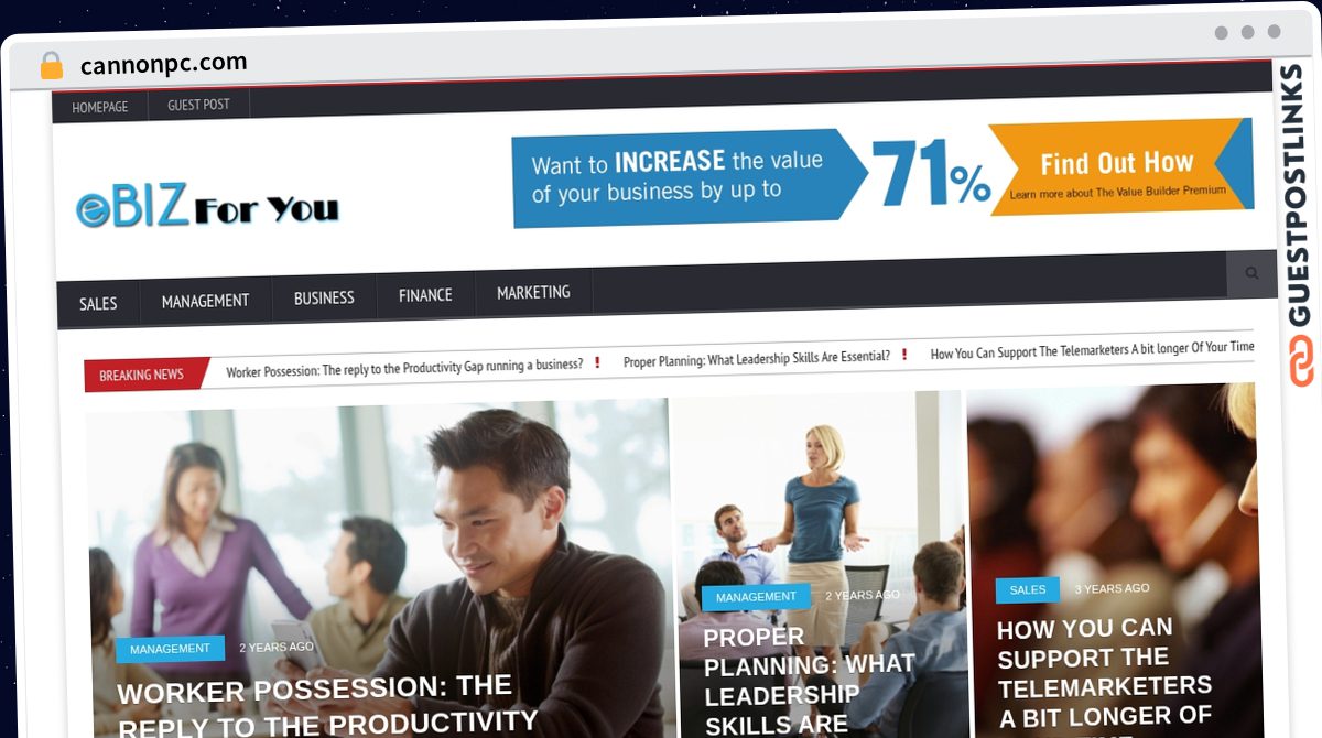 Publish Guest Post on cannonpc.com