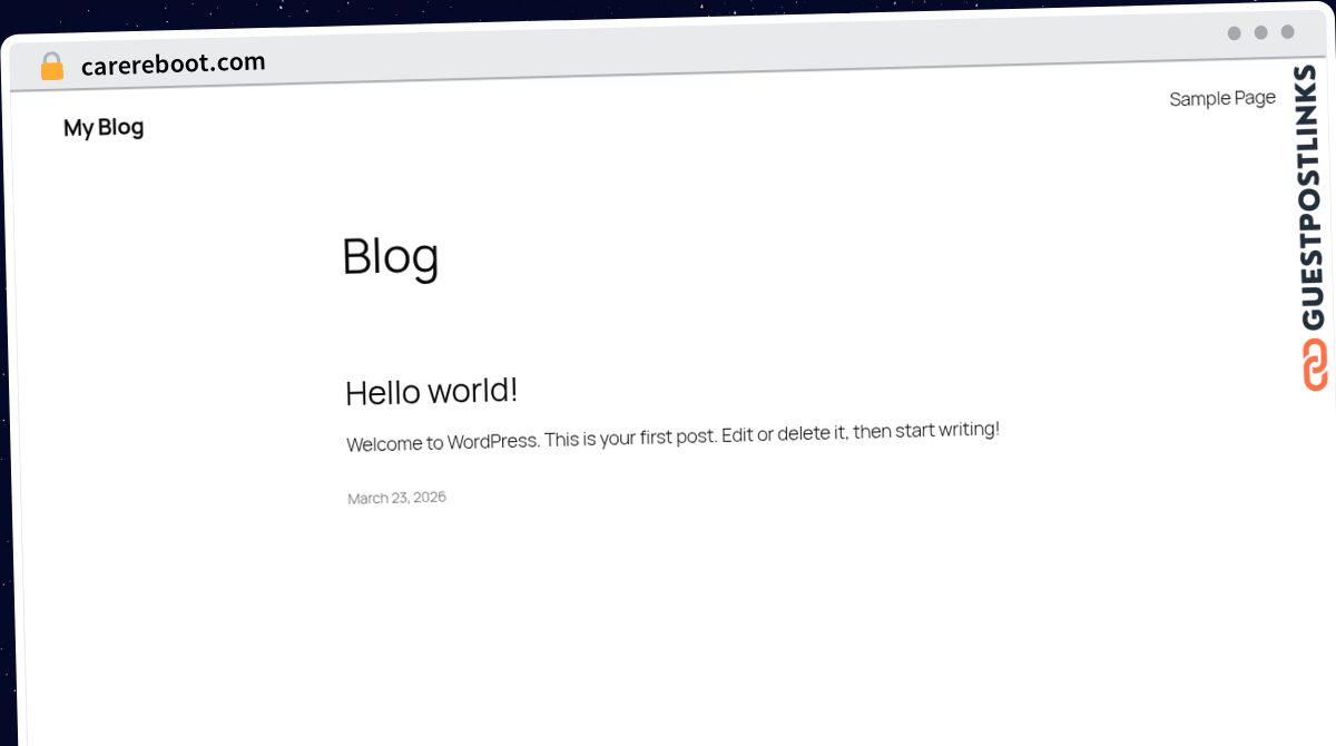 Publish Guest Post on carereboot.com