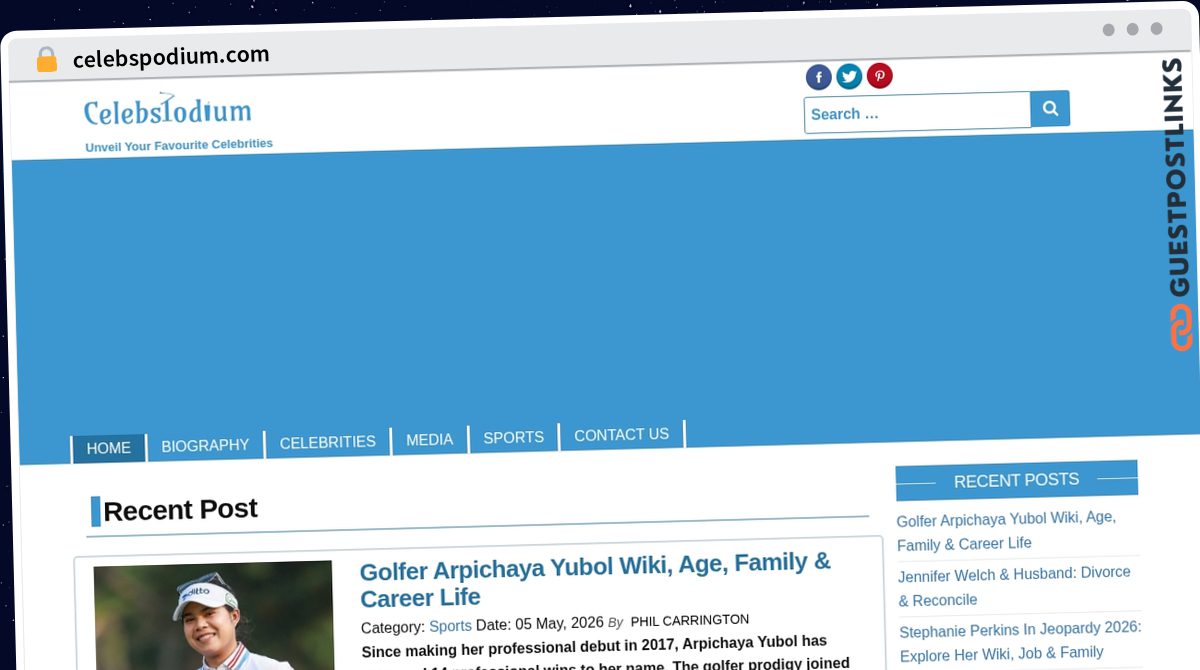 Publish Guest Post on celebspodium.com