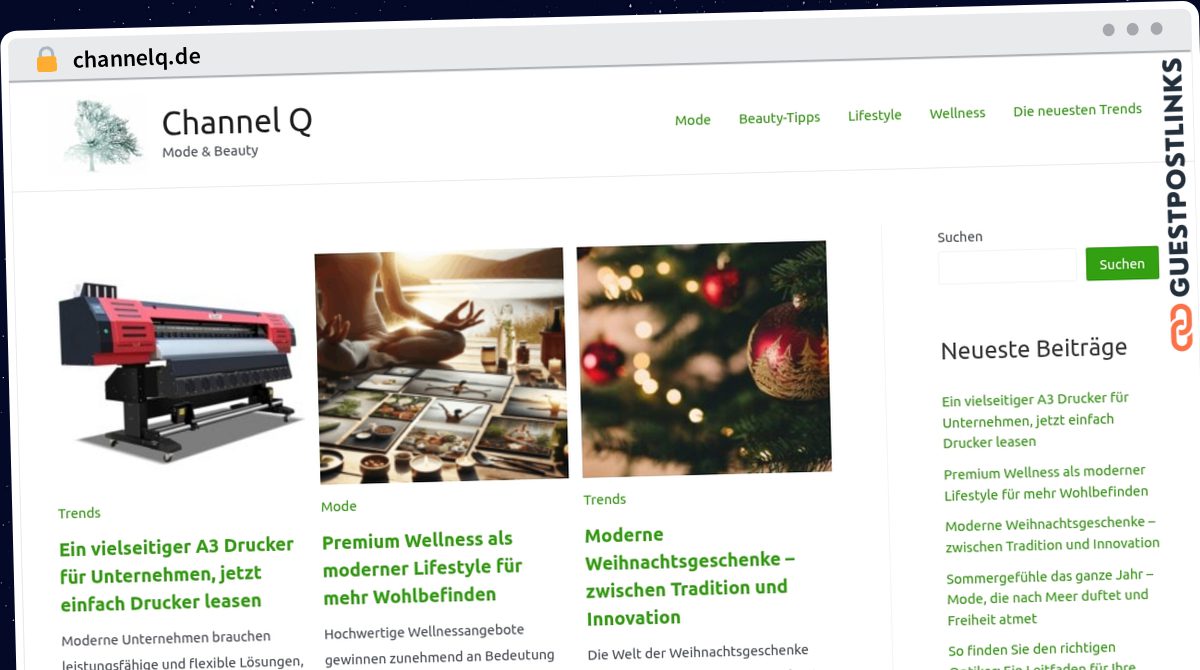 Publish Guest Post on channelq.de