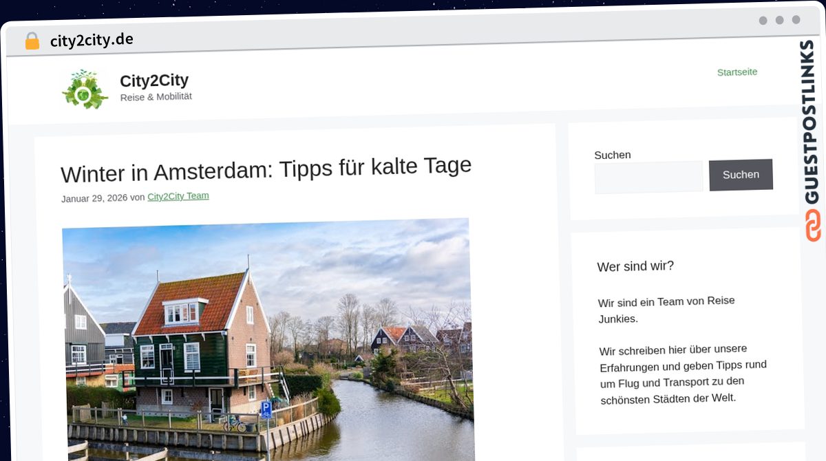 Publish Guest Post on city2city.de