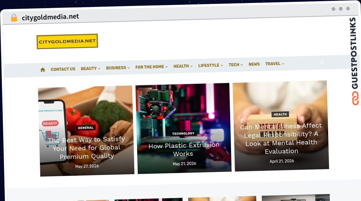 Publish Guest Post on citygoldmedia.net