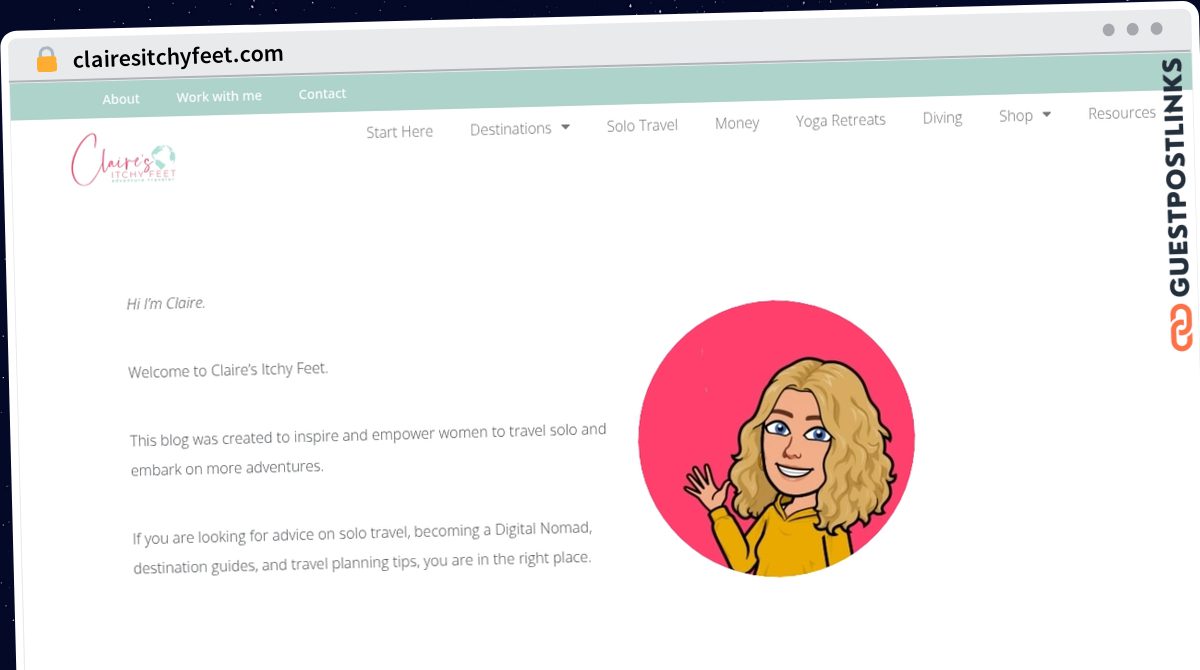 Publish Guest Post on clairesitchyfeet.com