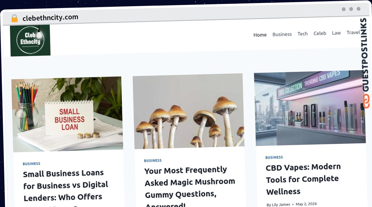 Publish Guest Post on clebethncity.com