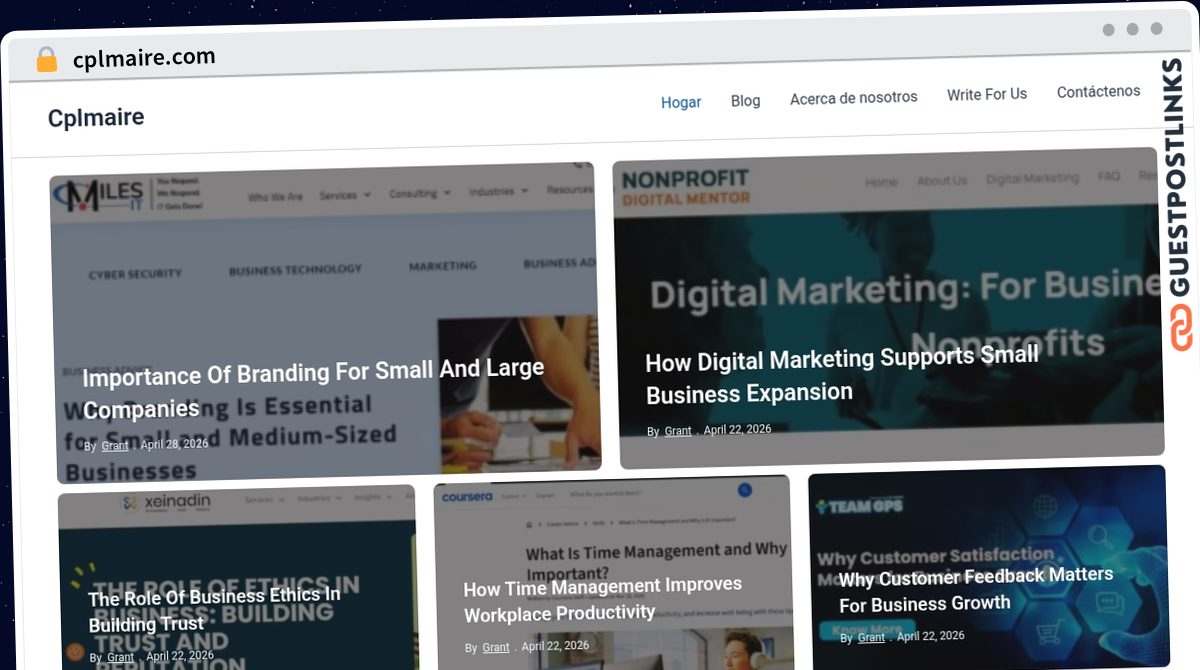 Publish Guest Post on cplmaire.com